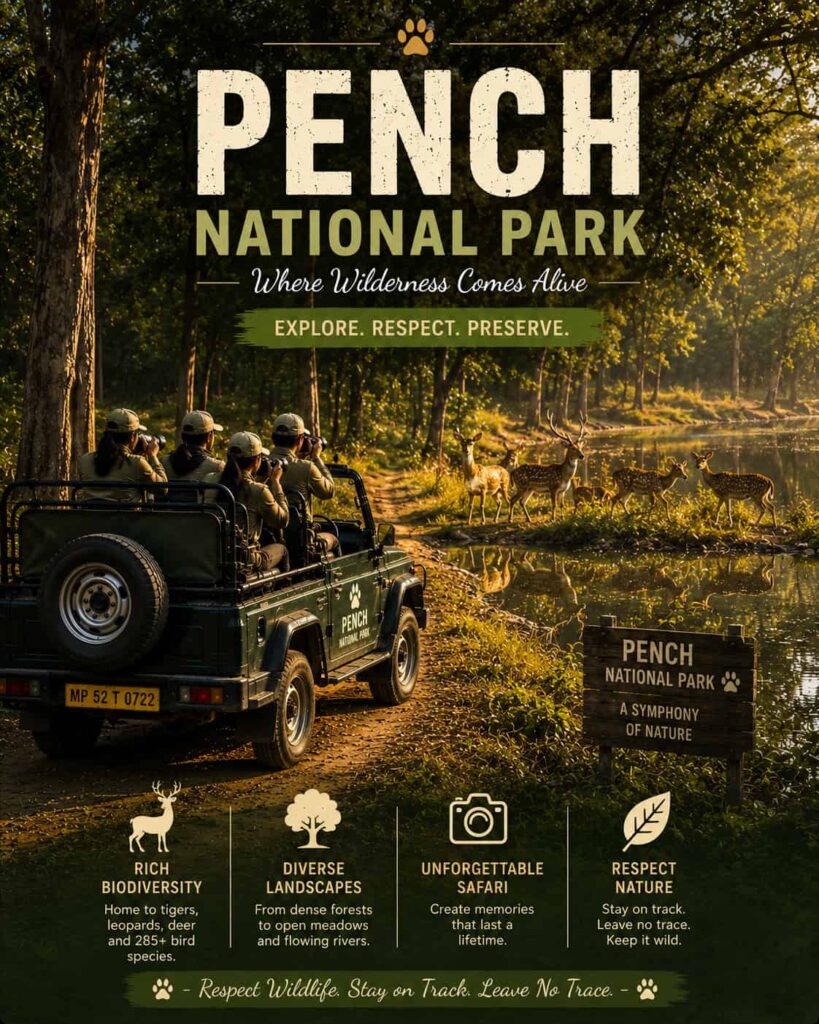 deer sighting in pench national park